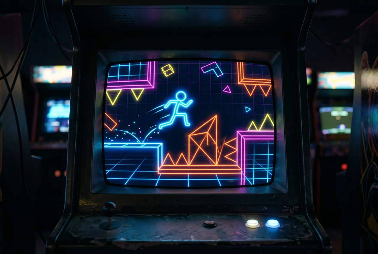 Stickman Vector Parkour